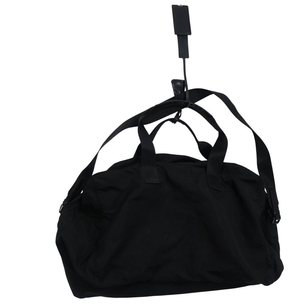 Prada Duffle Bag Nylon Black Travel Gym Weekender Carry On - Picture 2 of 16